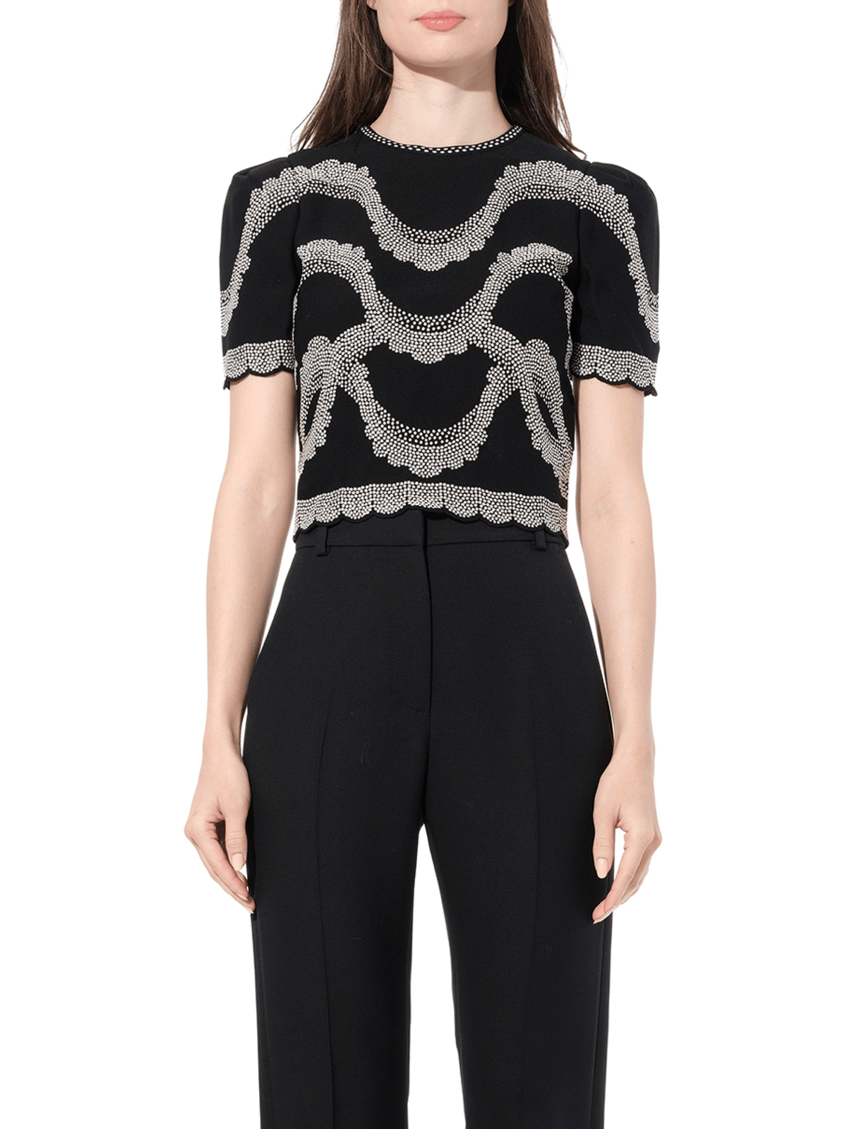 Short Sleeve Top in Black