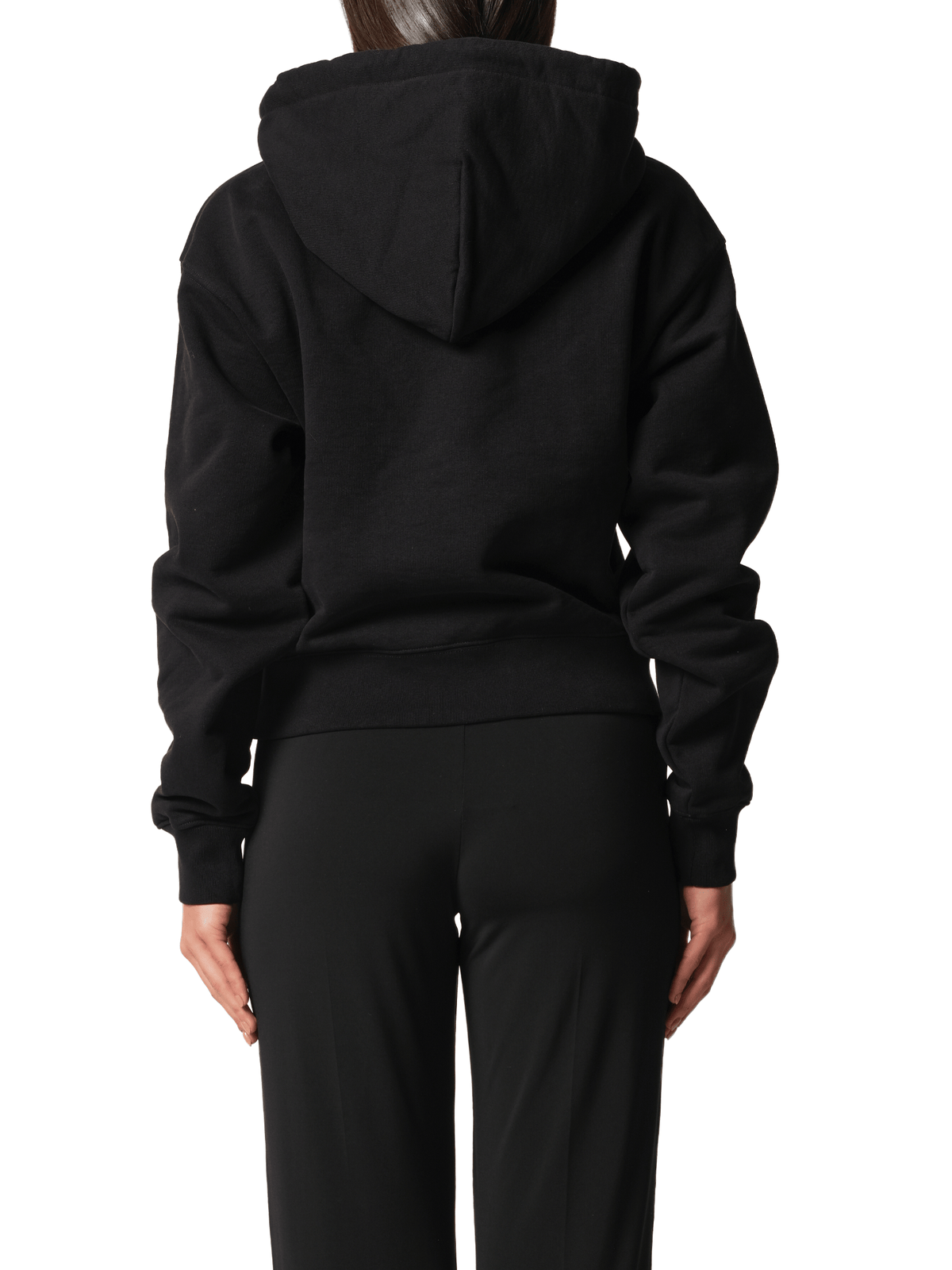 Le Hoodie Gros Grain in Black