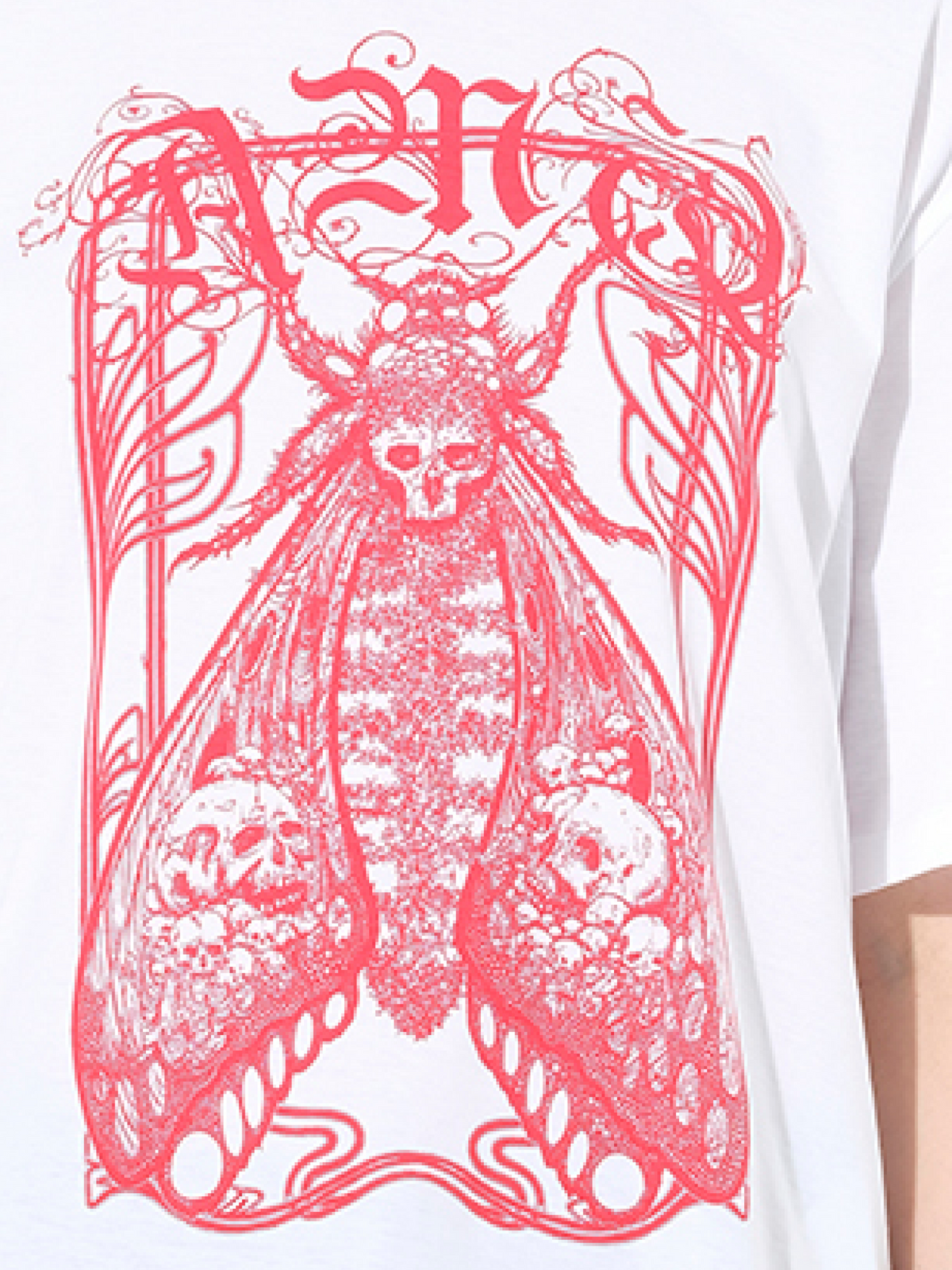 Moth Oversize T-Shirt in White