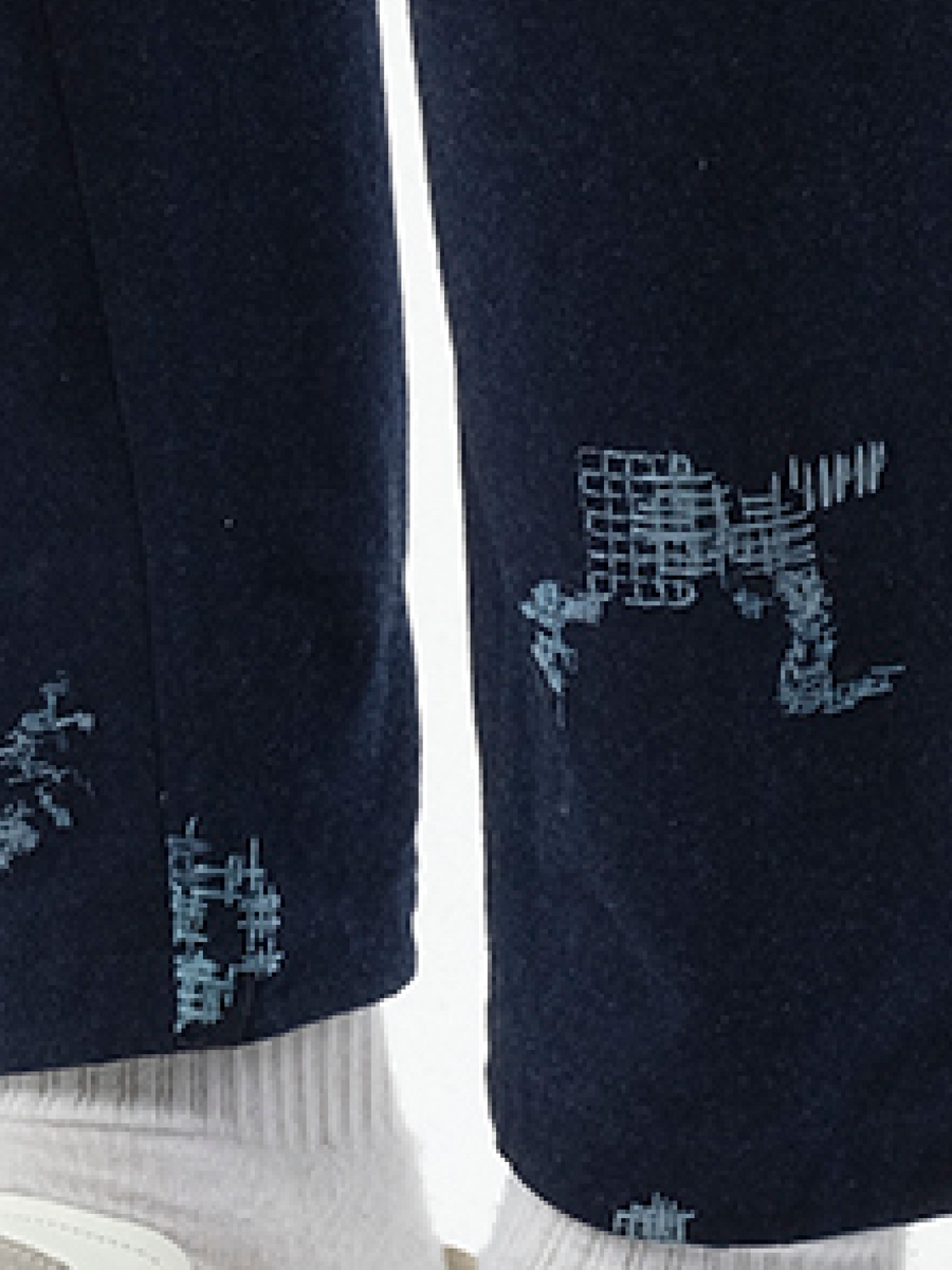 EMB Sweatpants in Blue