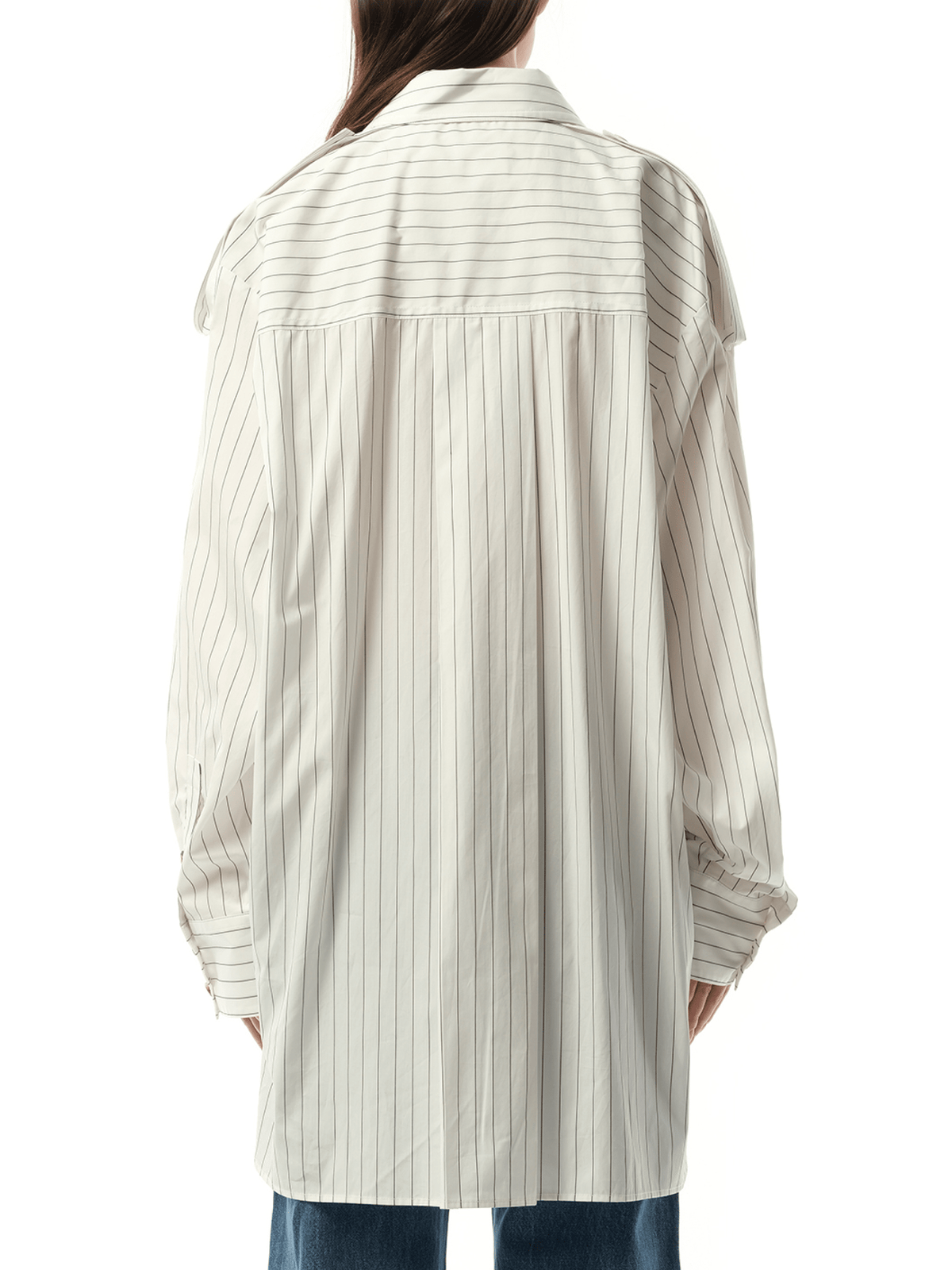 Tamal Top in White/Navy