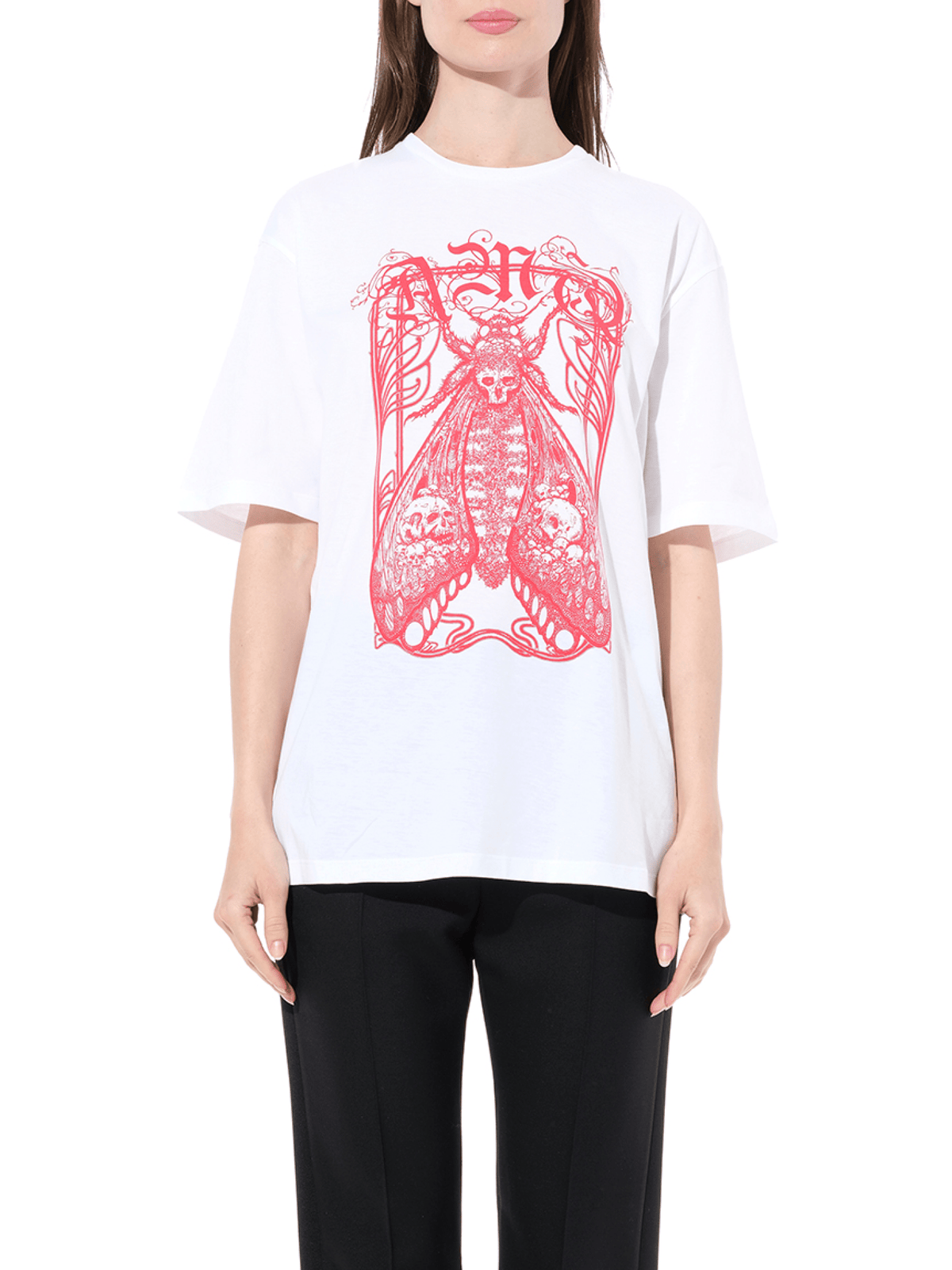 Moth Oversize T-Shirt in White