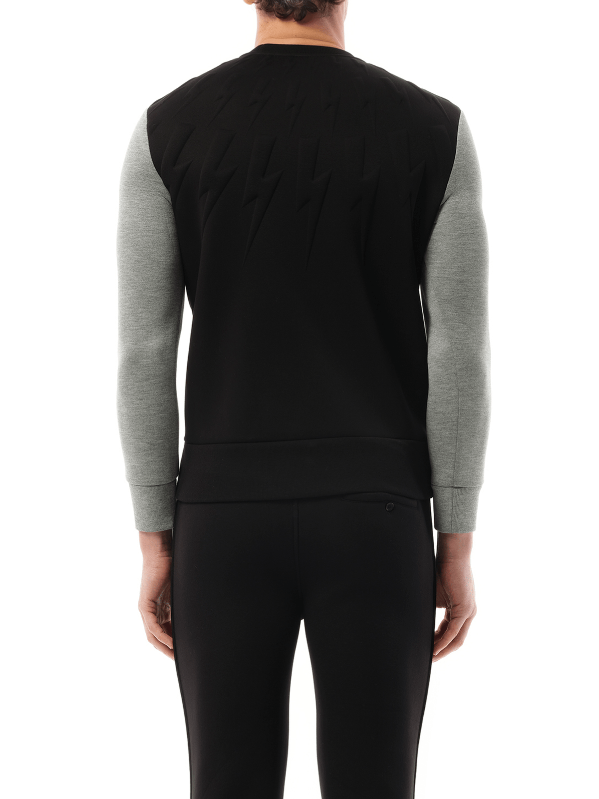 Sweatshirt in Black/Grey