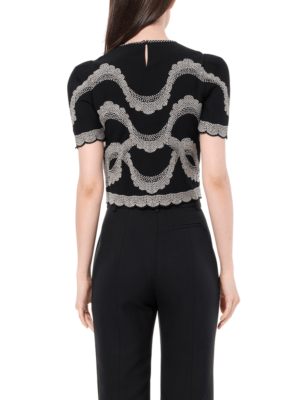 Short Sleeve Top in Black