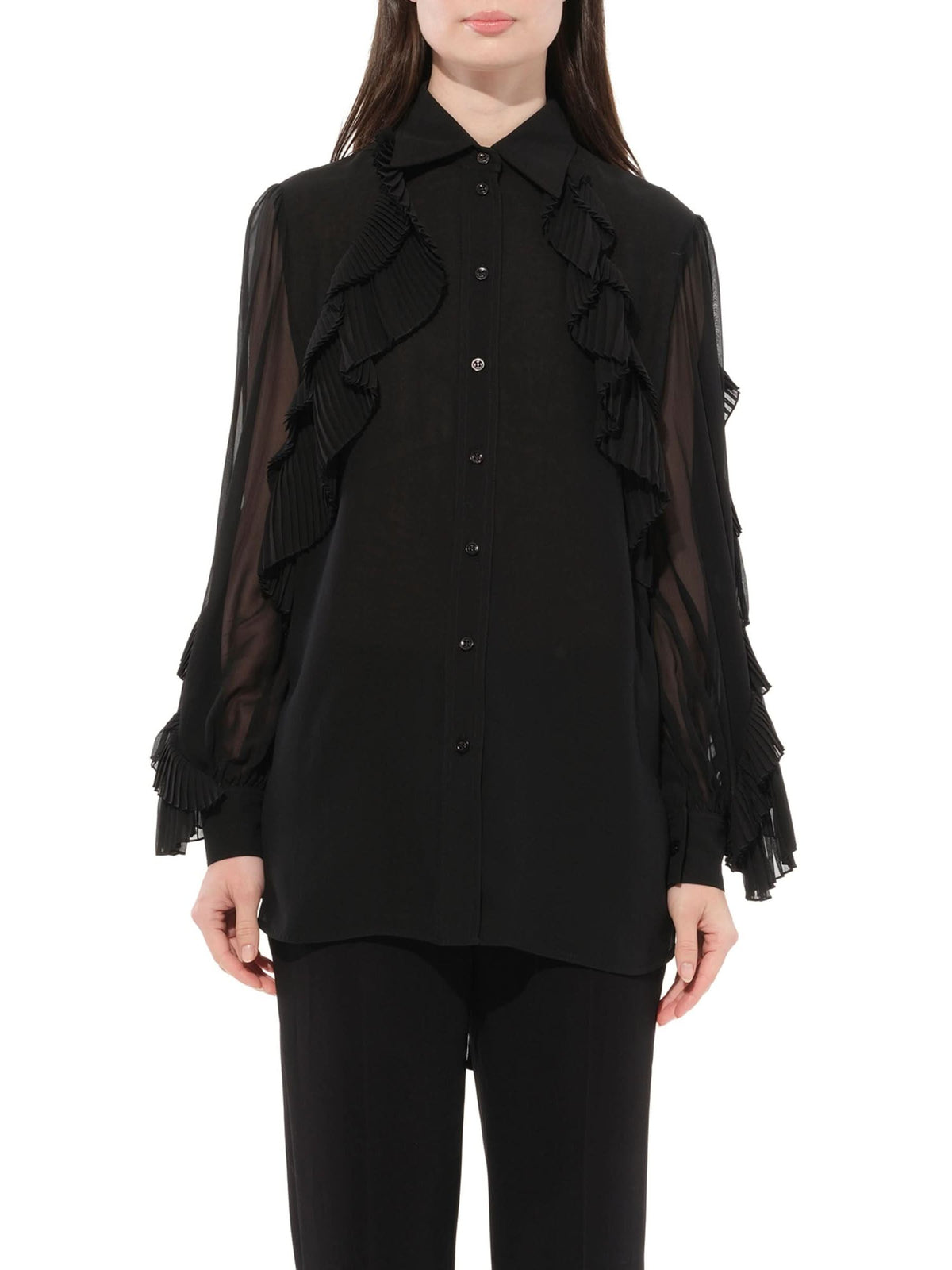 Long Sleeves Shirts in Black