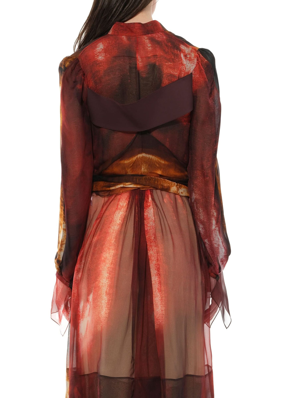 Podium Fire Print Dress