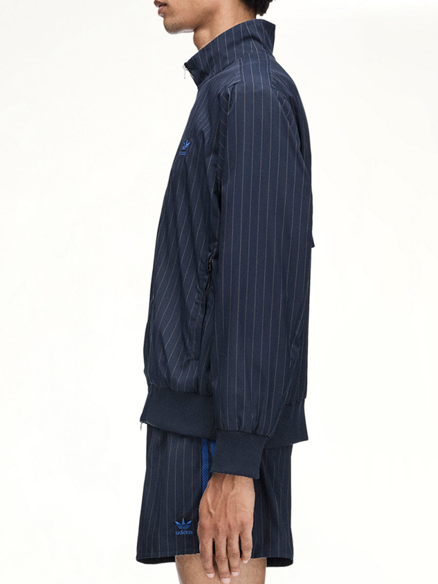 Adidas x WB Pinstripe Track Top in Night Navy