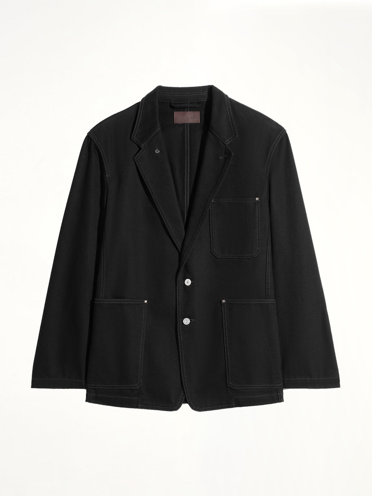 Single Breasted Tailored Jacket in Black