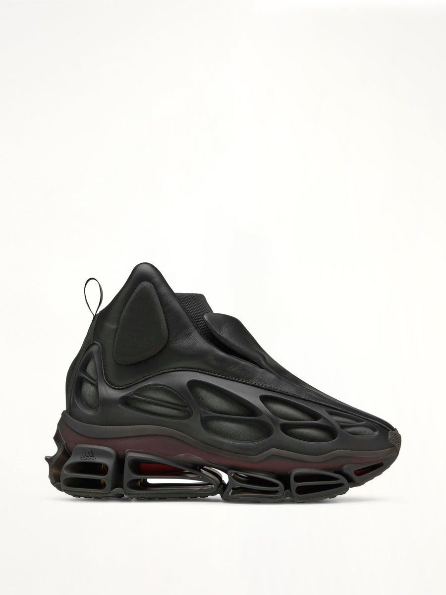 Adidas x Chavarria Mega Mid Sneaker in Core Black