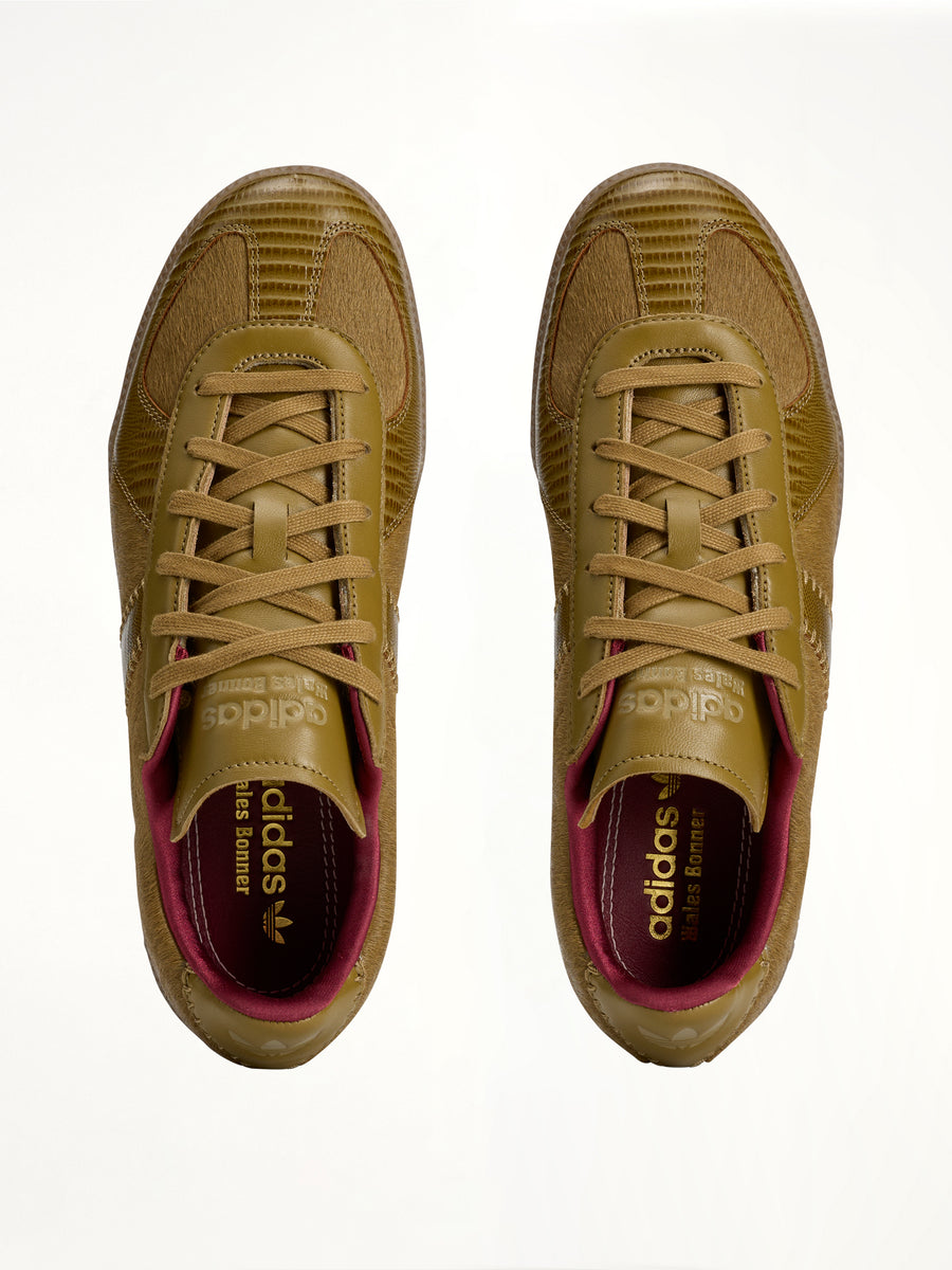 Adidas x WB BW Army Khaki Pony in Brown