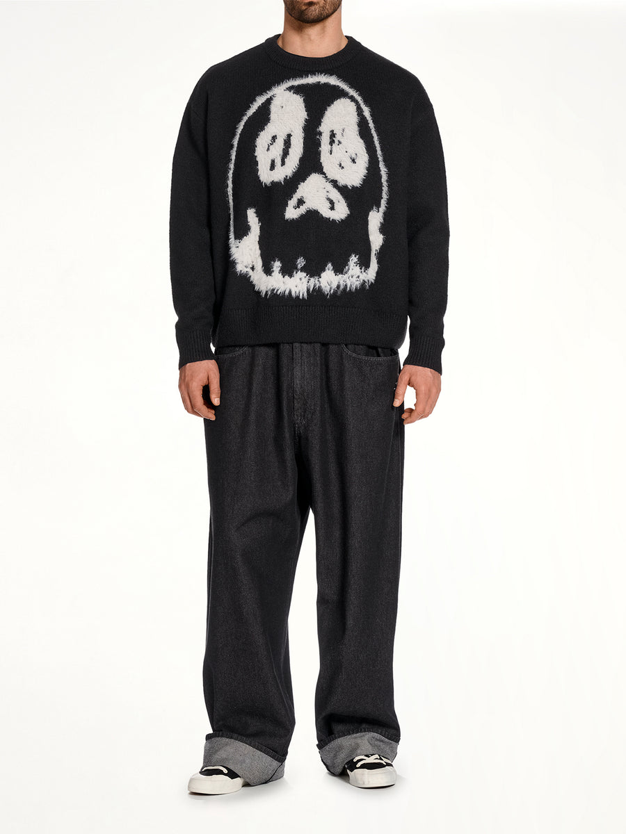 Y-3 Denim Pants in Black
