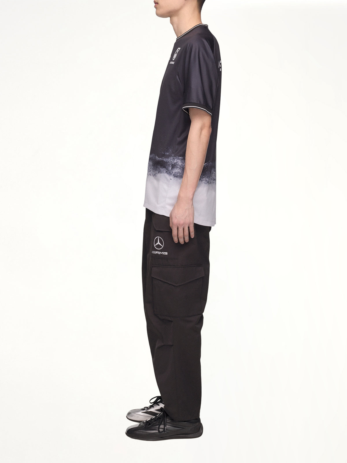 F1 Mech SS Jersey in Black
