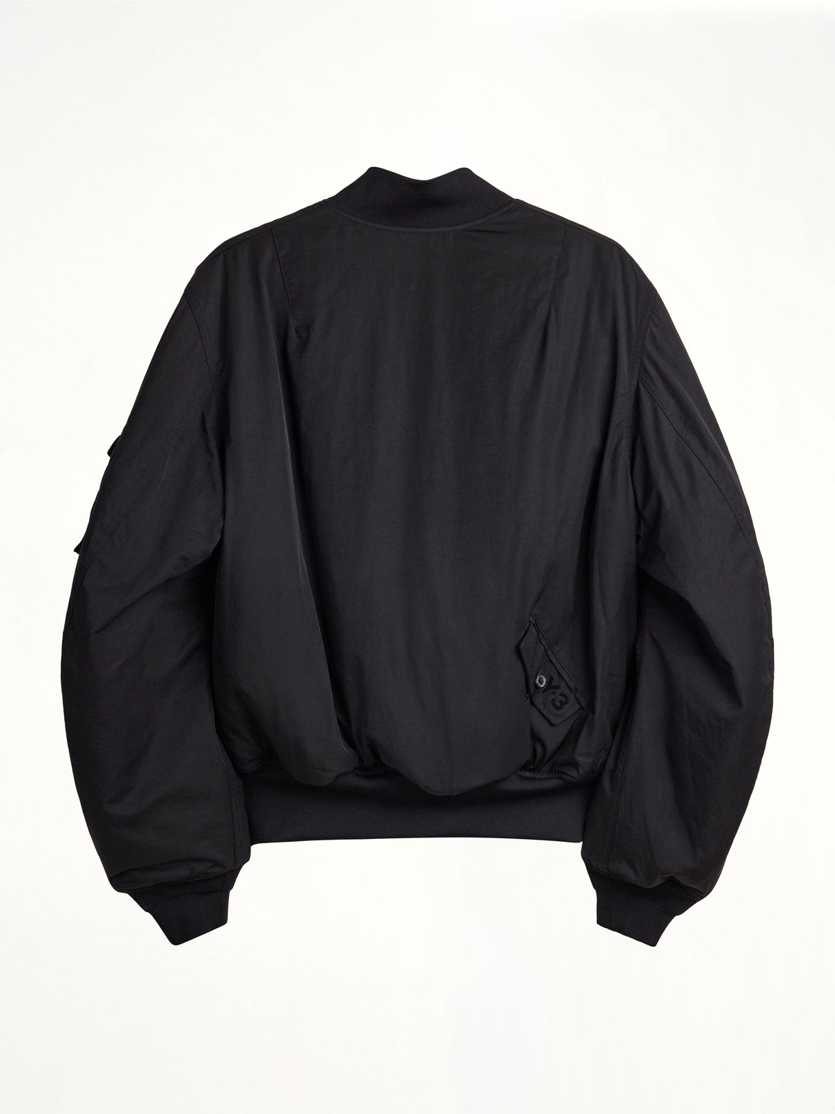 Y-3 Nylon Bomber Jacket in Black