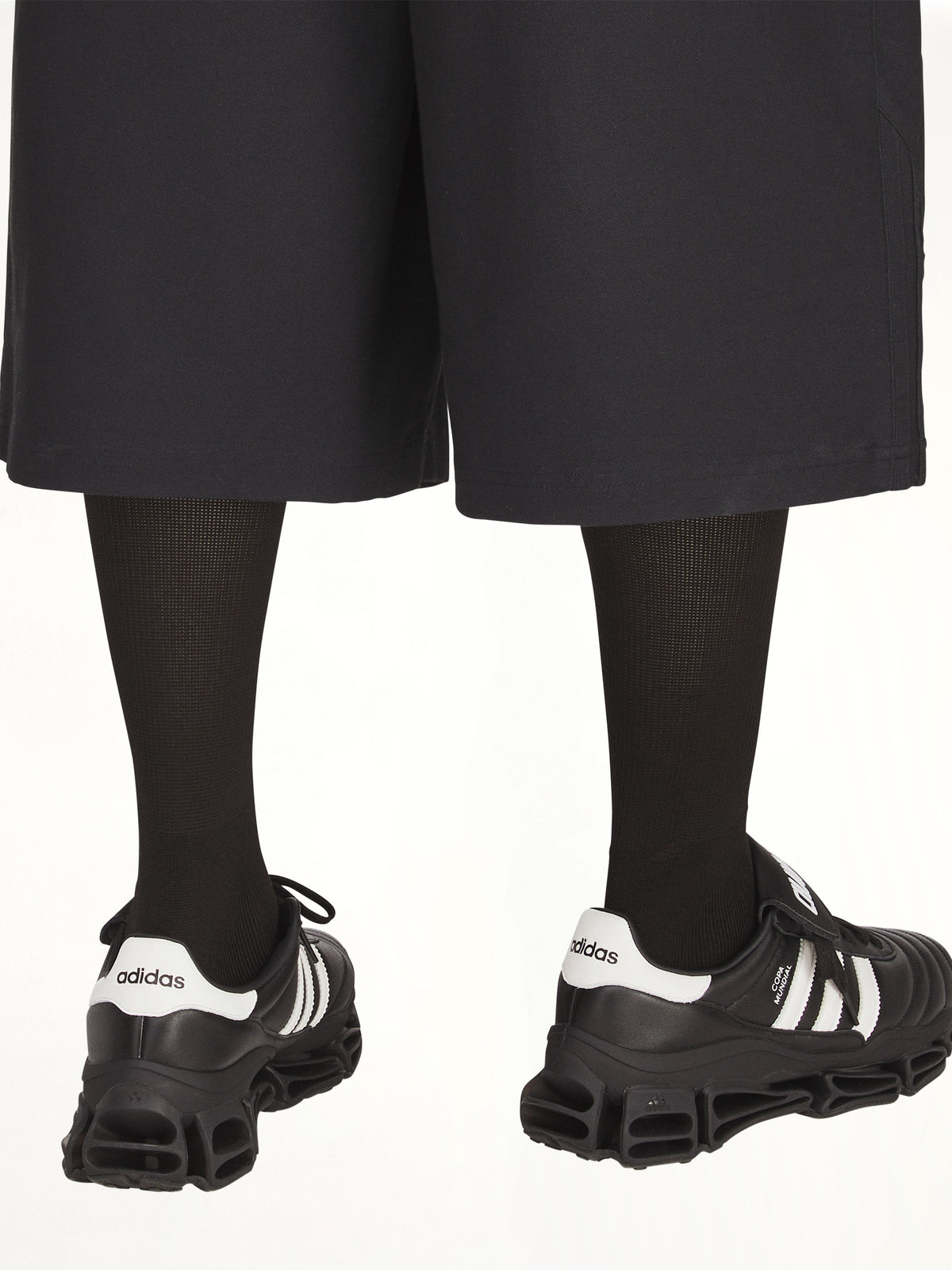 Adidas x Chavarria Megaride Copa Sneaker in Core Black/Off White