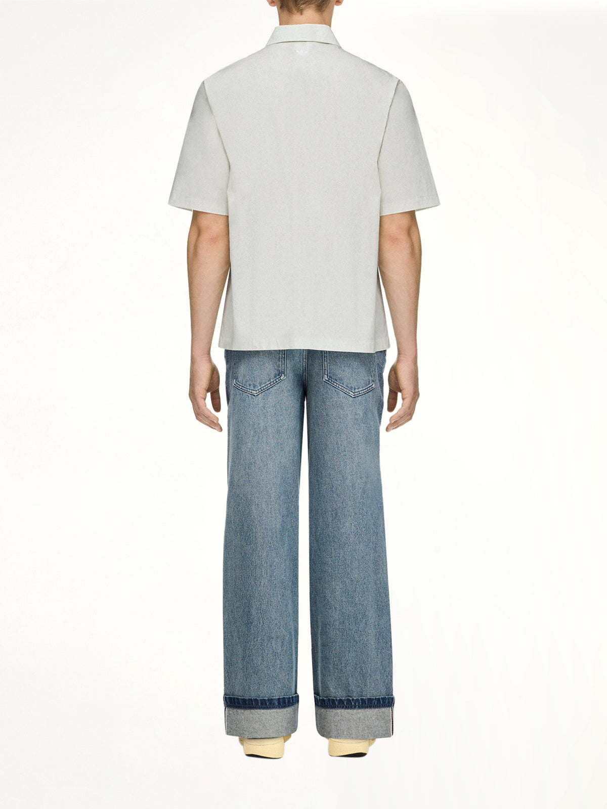 Adidas x SFTM SS Shirt in Off White