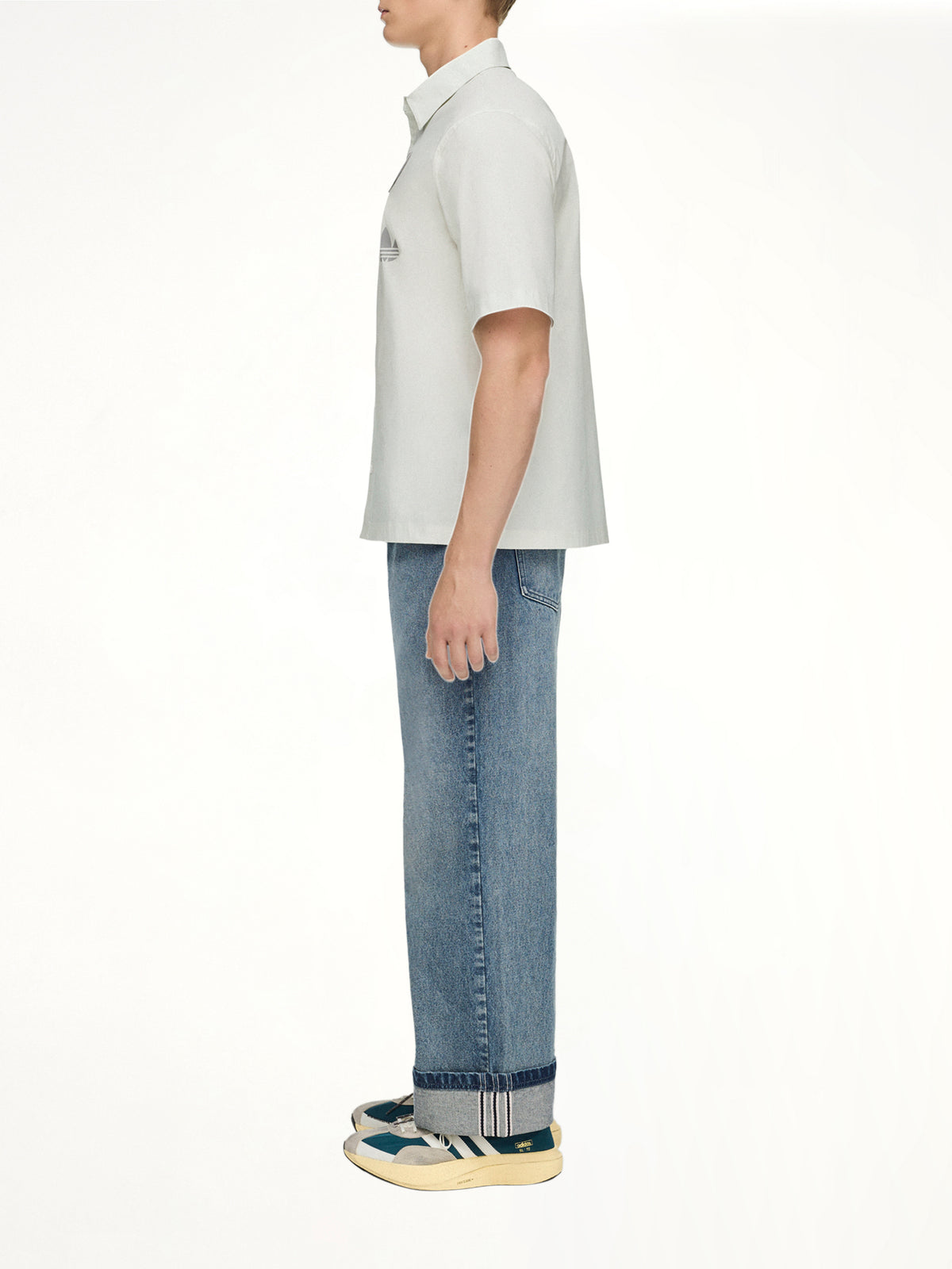 Adidas x SFTM SS Shirt in Off White
