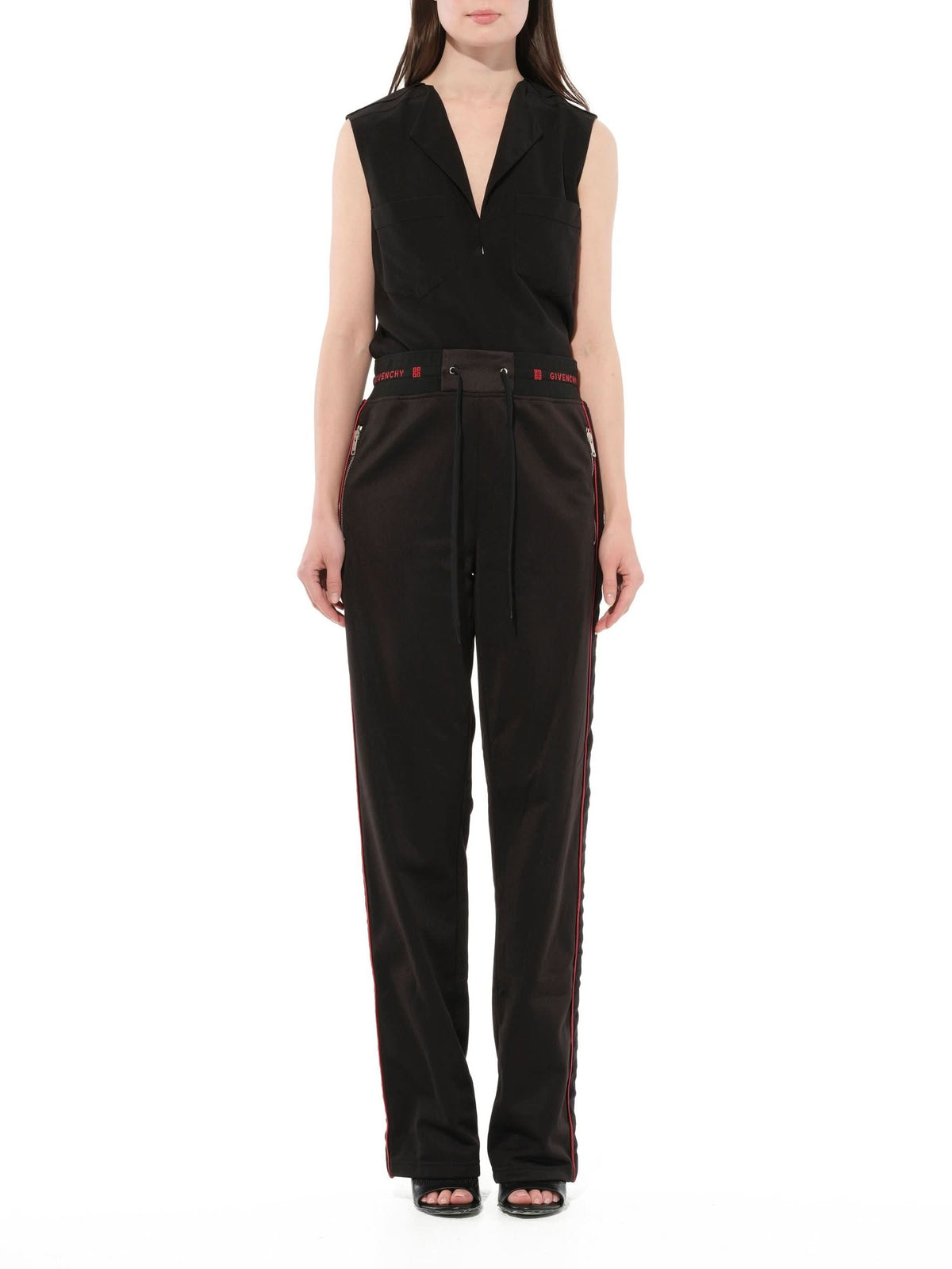 Logo Track Pants in Red