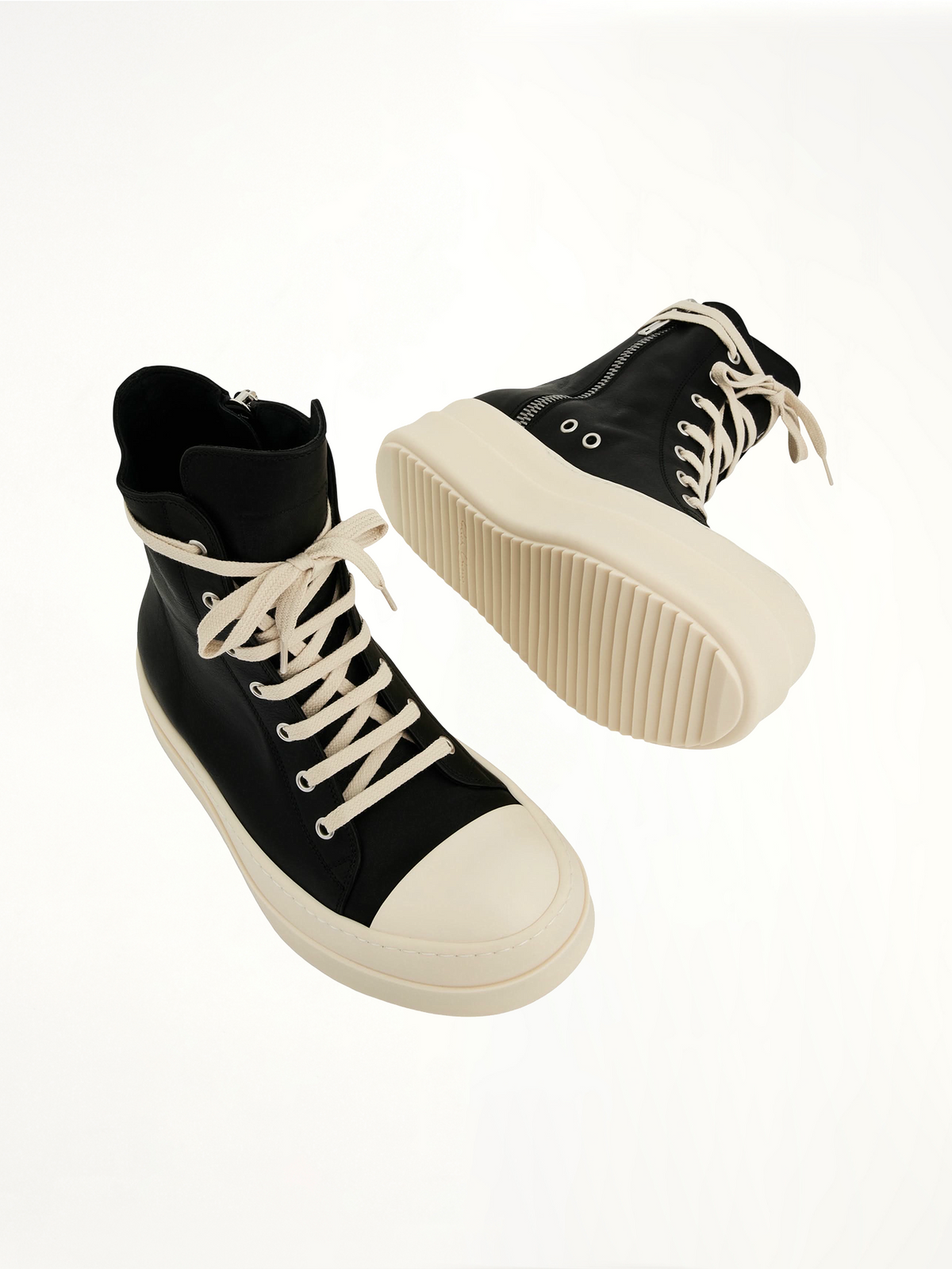 Mega Bumper Sneaker in Black/Milk