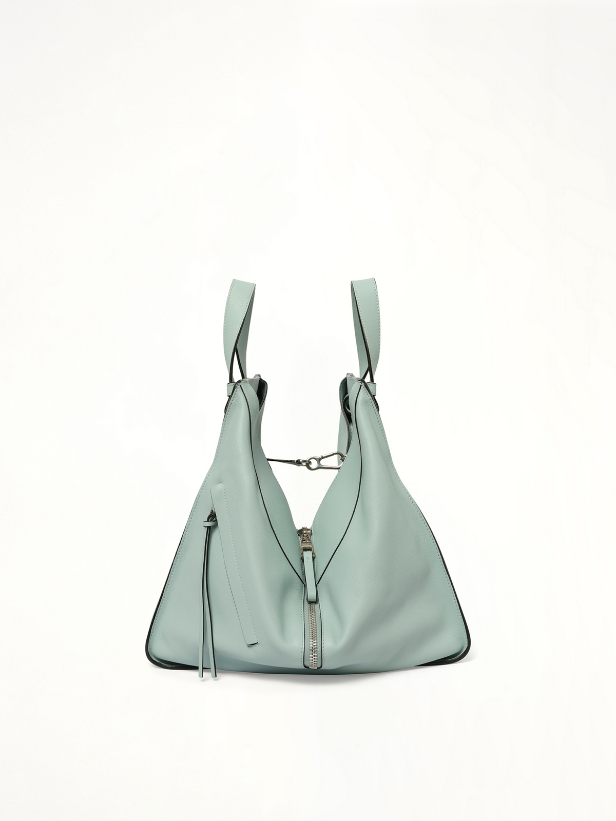 Medium Hammock Bag in Classic Calfskin in Aqua