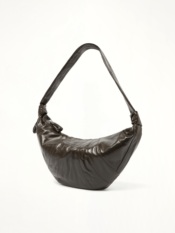 Large Croissant Bag in Dark Tobacco