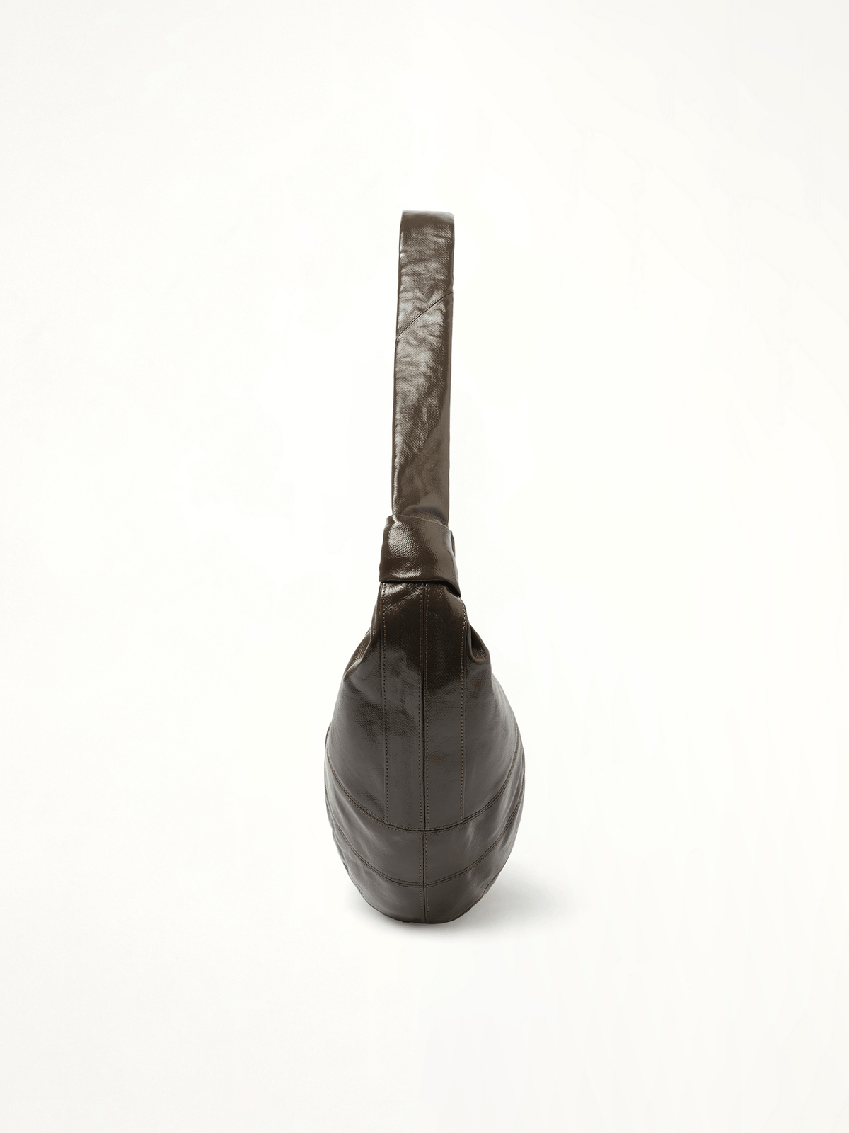 Large Croissant Bag in Dark Tobacco