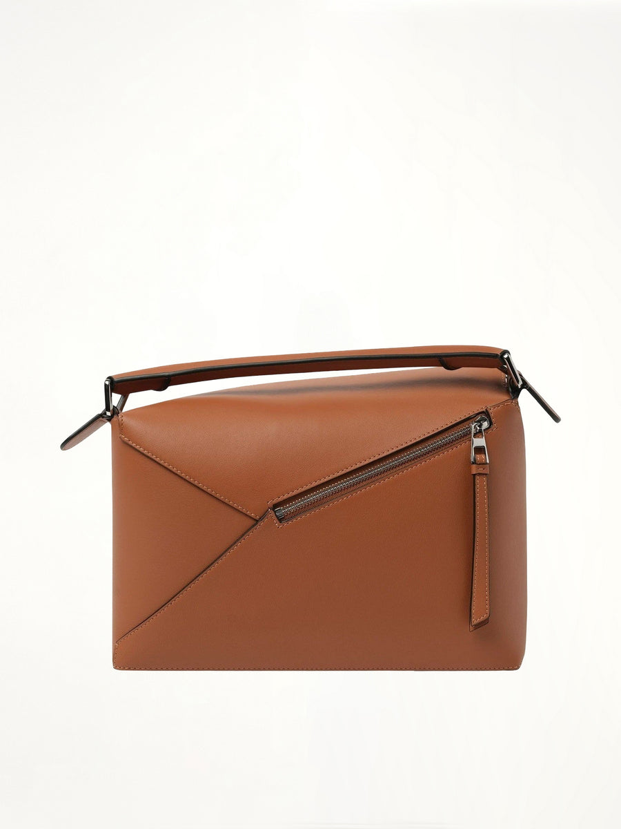Puzzle Edge Bag in Tan