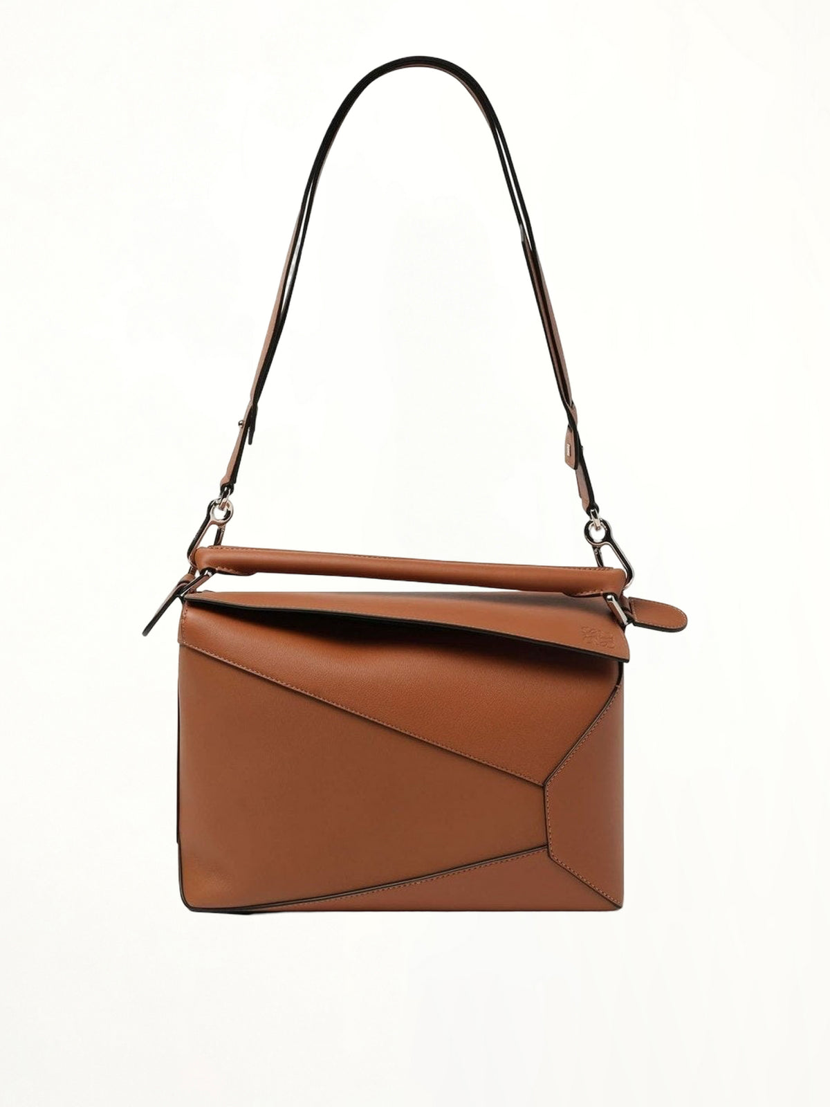Puzzle Edge Bag in Tan