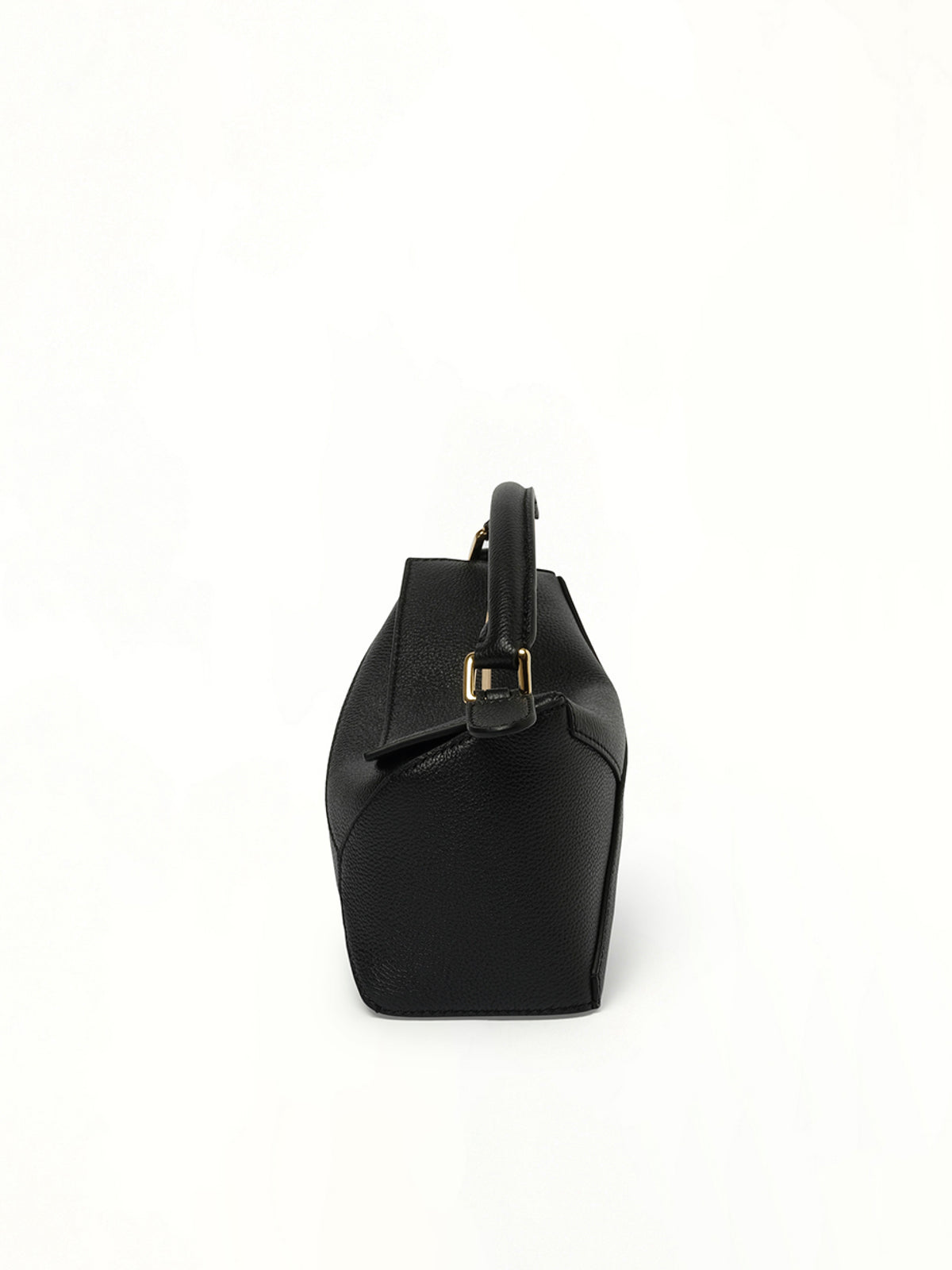 Puzzle Edge Mini Bag in Black