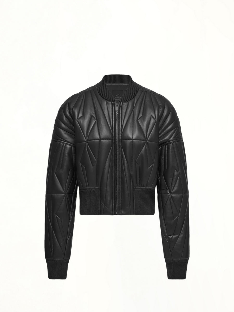 Rick Owens x Moncler Geocamo Cropped Jacket in Dark Dust