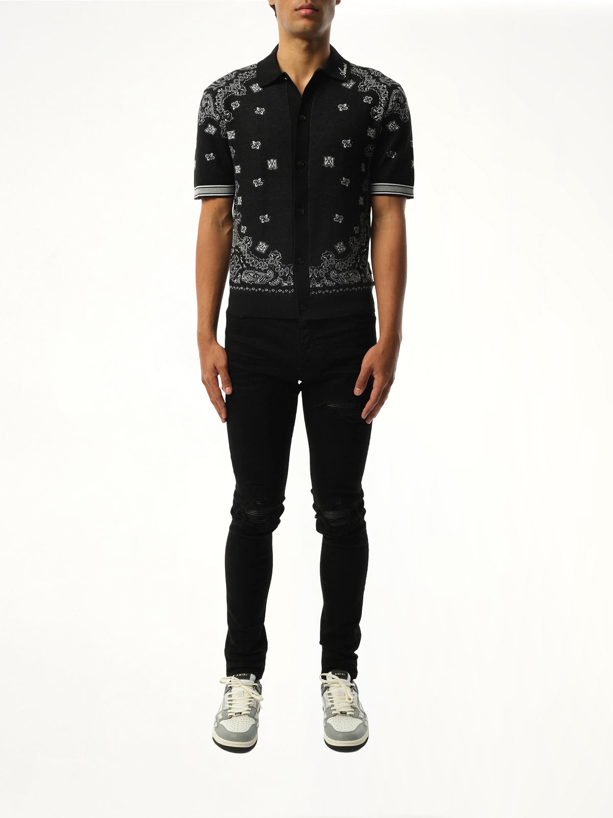 Bandana Polo in Black
