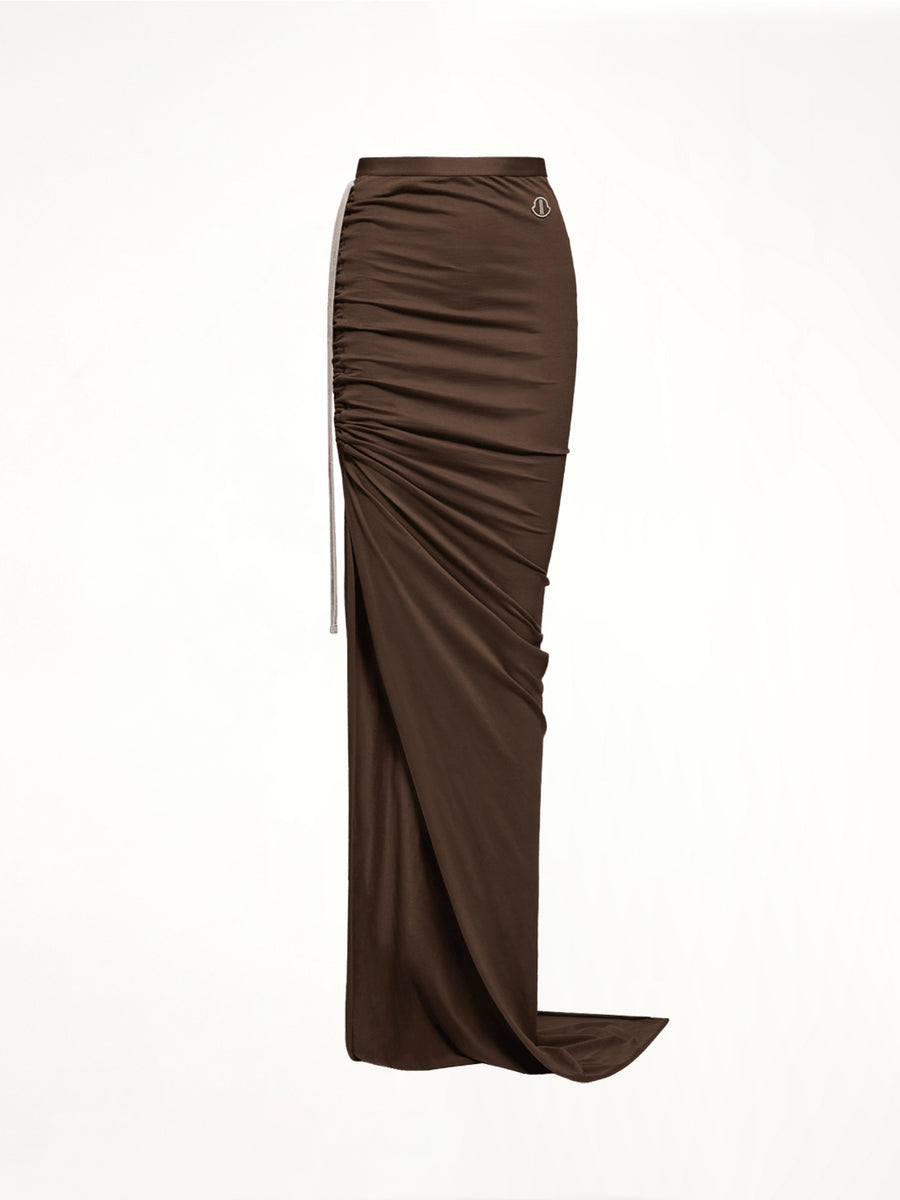 Rick Owens x Moncler Adjustable Skirt in Dark Dust