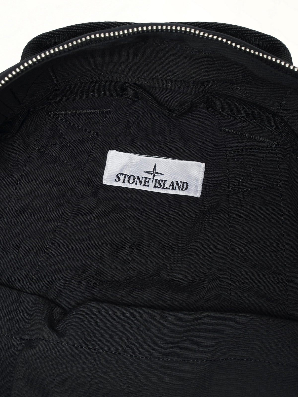 9200016 Coated Nylon Backpack in Black