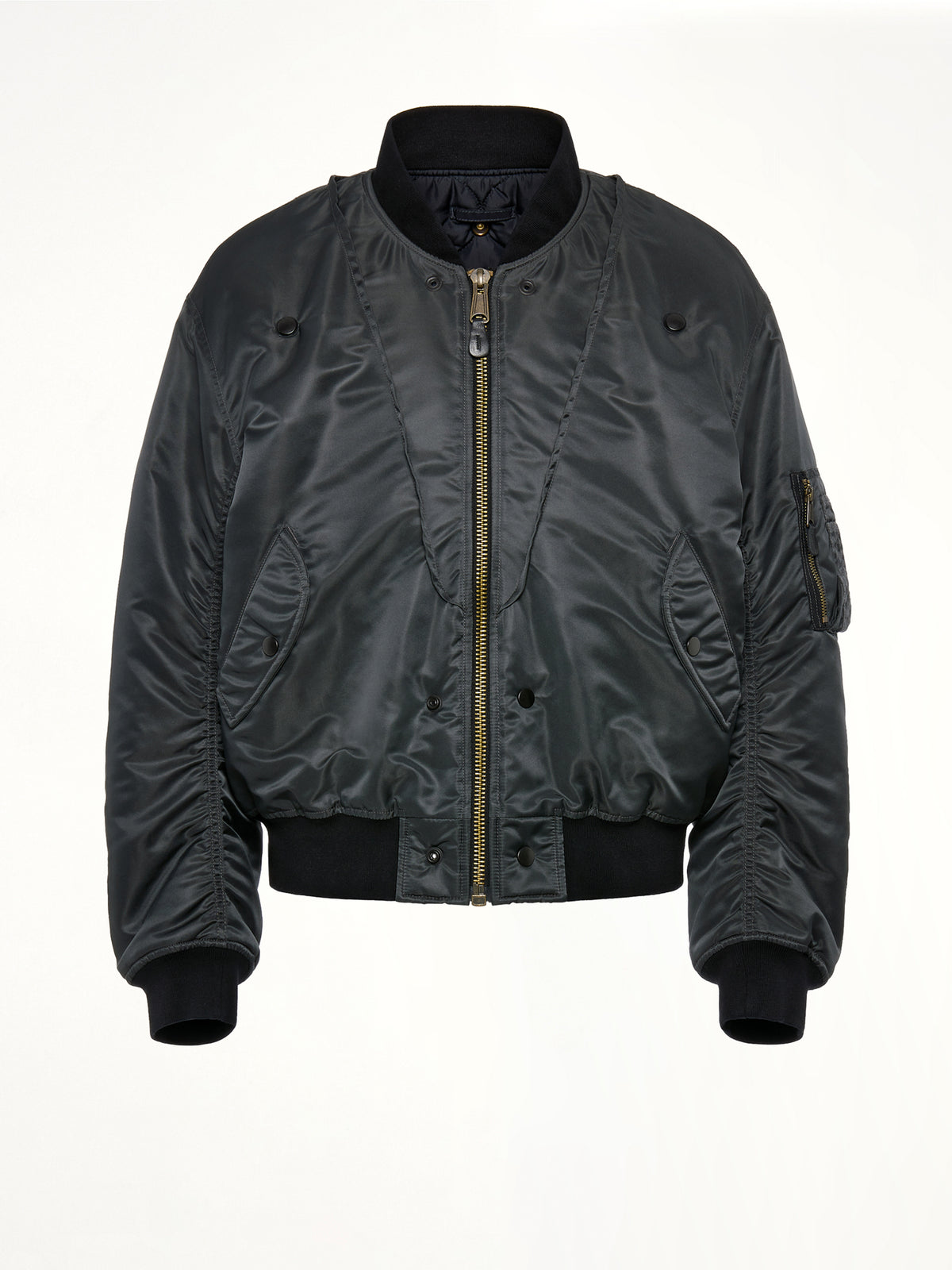 Reversible Bomber in Dark Grey
