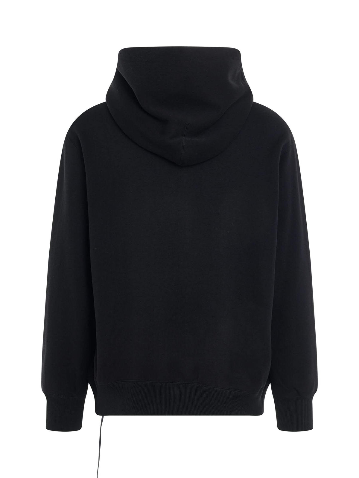 Skull Emblem Hoodie in Black