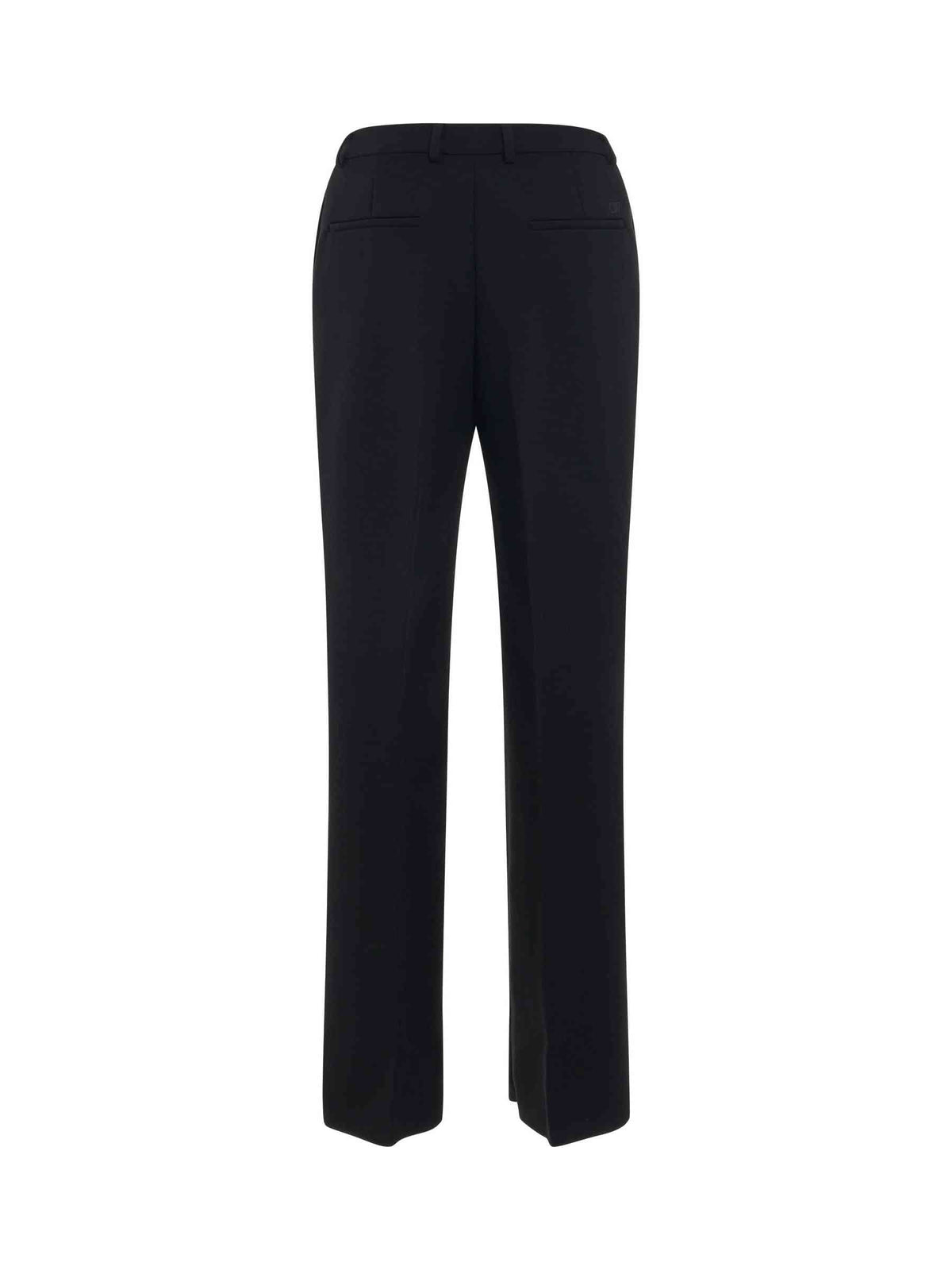 OW Embroidered Tailor Pant in Black