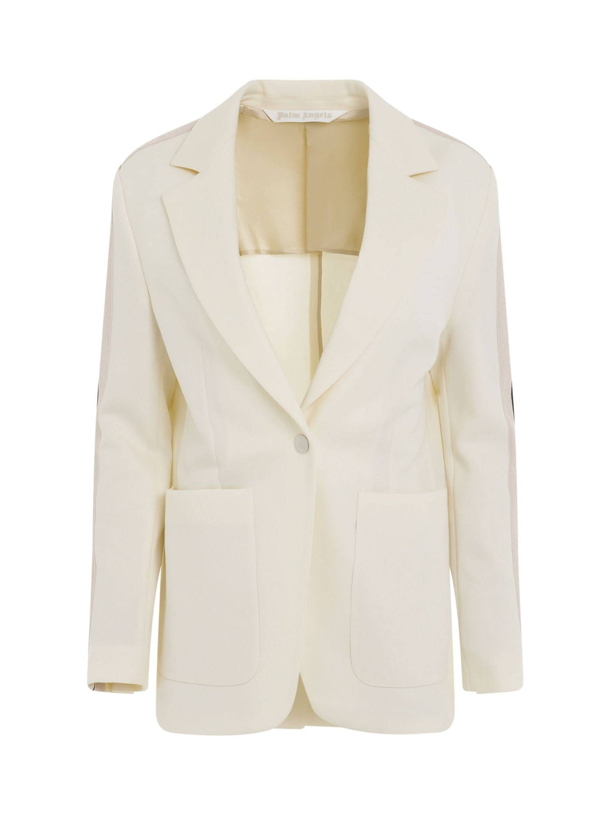 Track Blazer in Butter/Off White