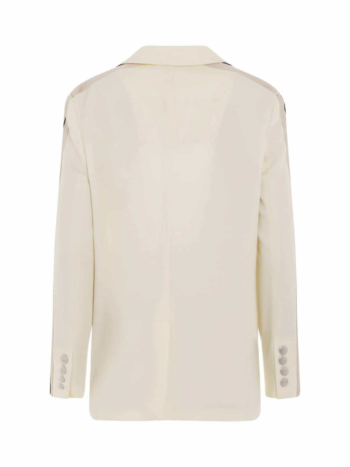 Track Blazer in Butter/Off White