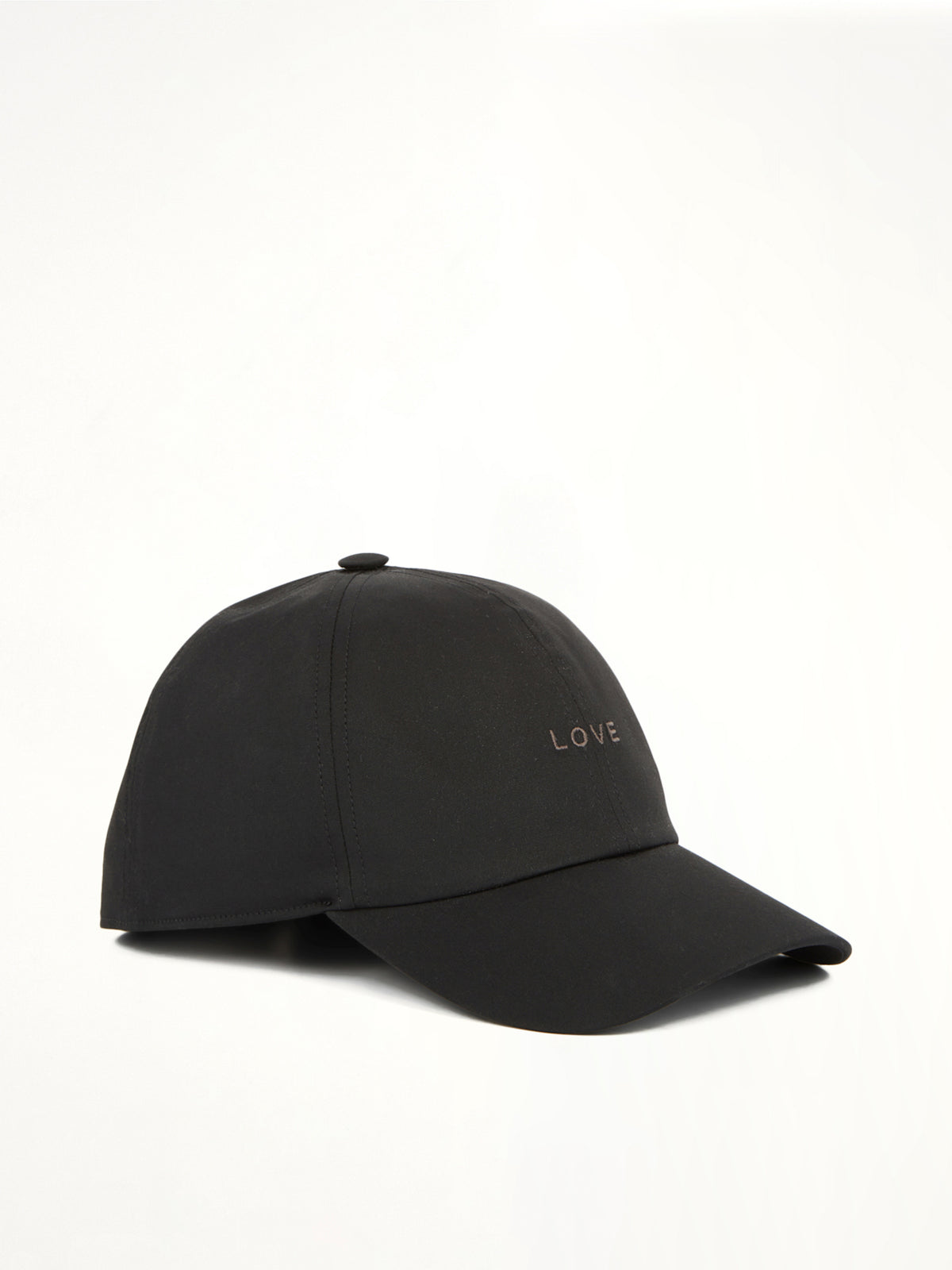 "Love" Baseball Cap in Black