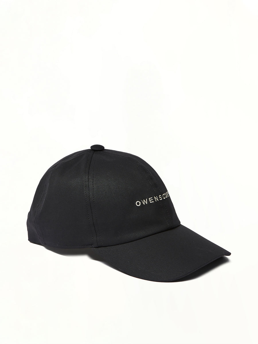 Owenscorp Baseball Cap in Black/Pearl