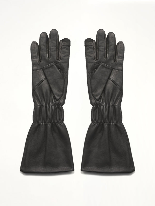 Cuffed Gloves in Black