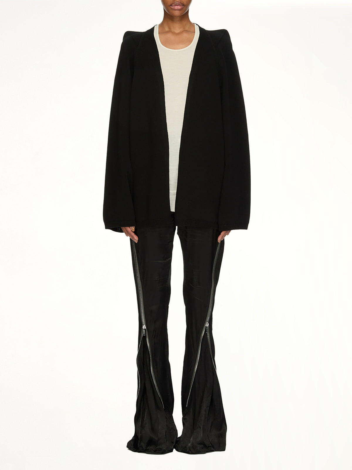 Con V Top in Black