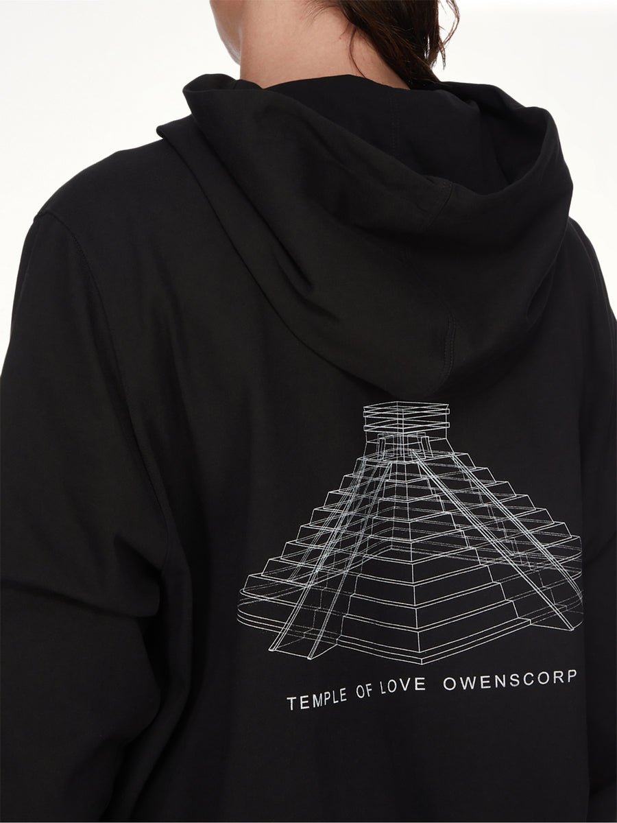 Pullover Hoodie in Black