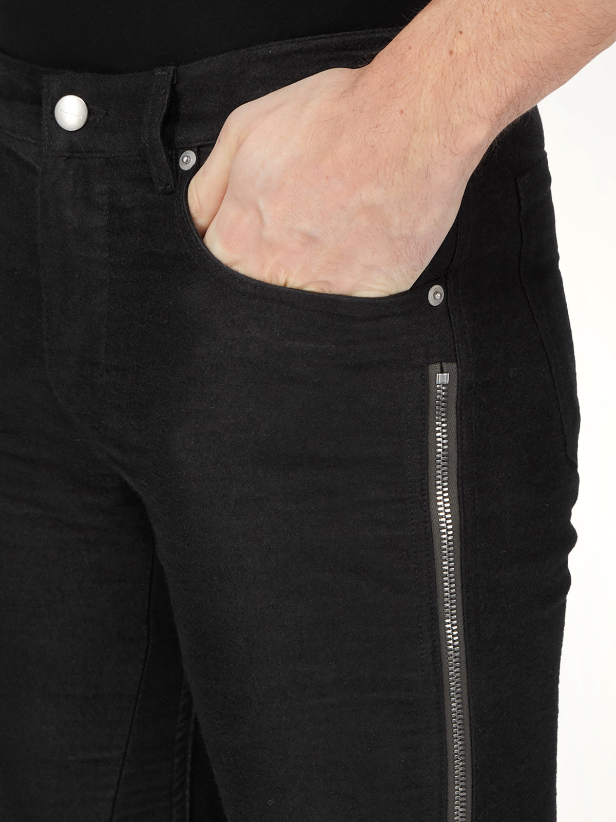 Moleskin Vega Jeans in Black