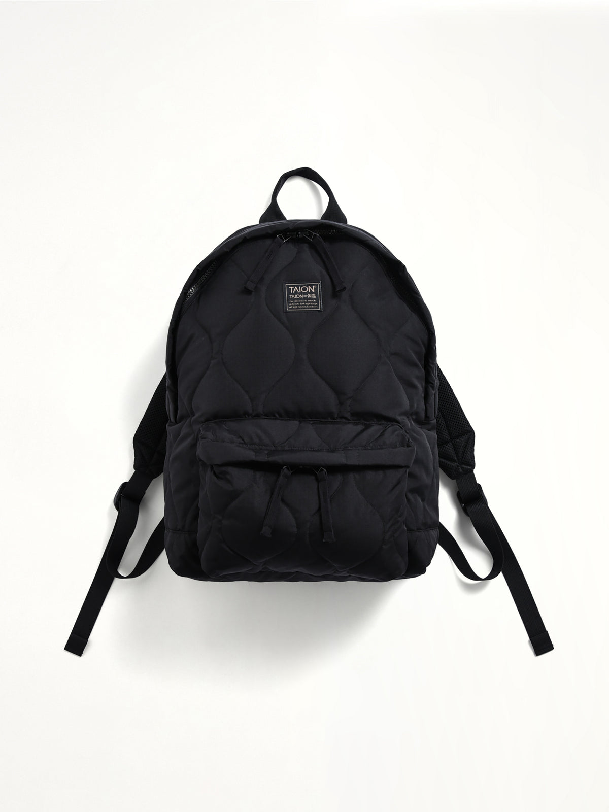 Military Down Backpack in Black