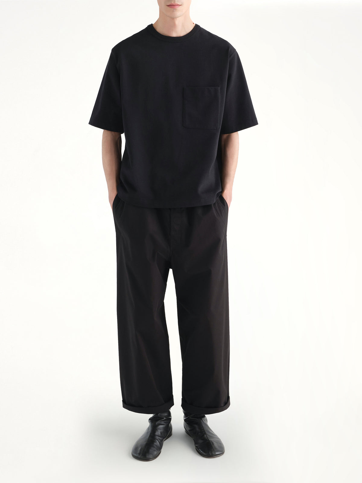 Boxy T-Shirt in Black