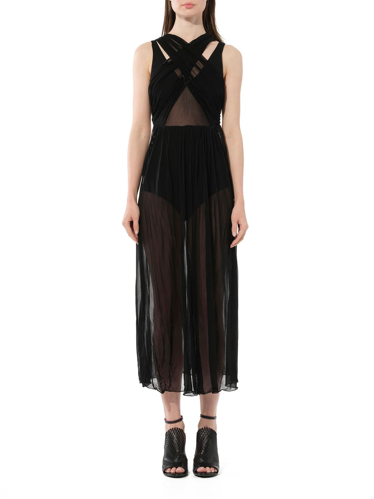 Twist Dress in Black