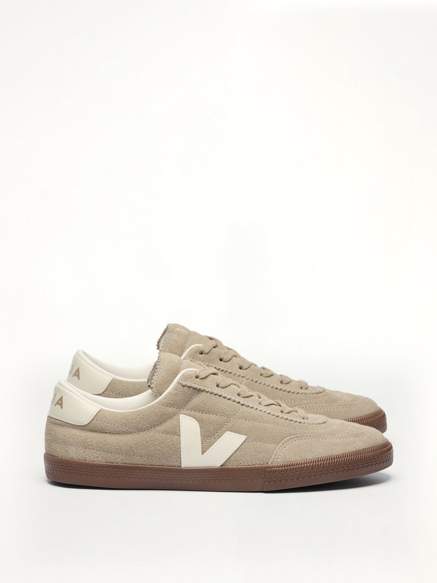 Paneka Suede Sneaker in Taupe/Pierre