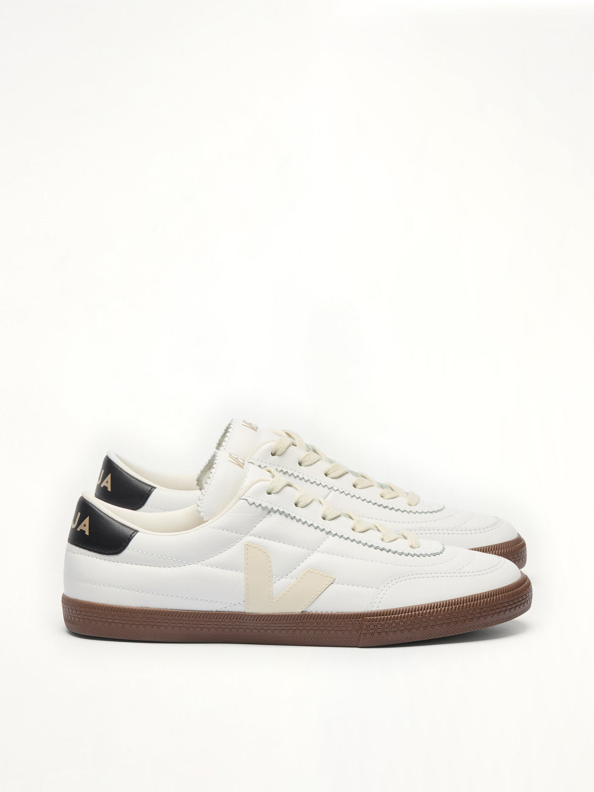 Panenka Sneaker in White/Black/Bark