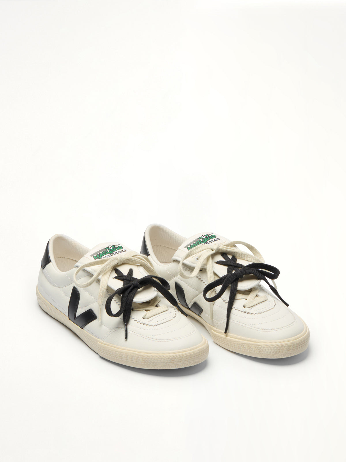 Veja x Magliano Panenka Sneaker in White Front View | VEJA
