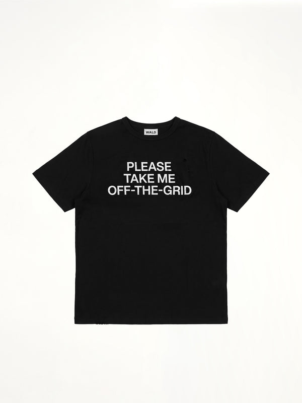 Wald Off-Grid T-Shirt in Black